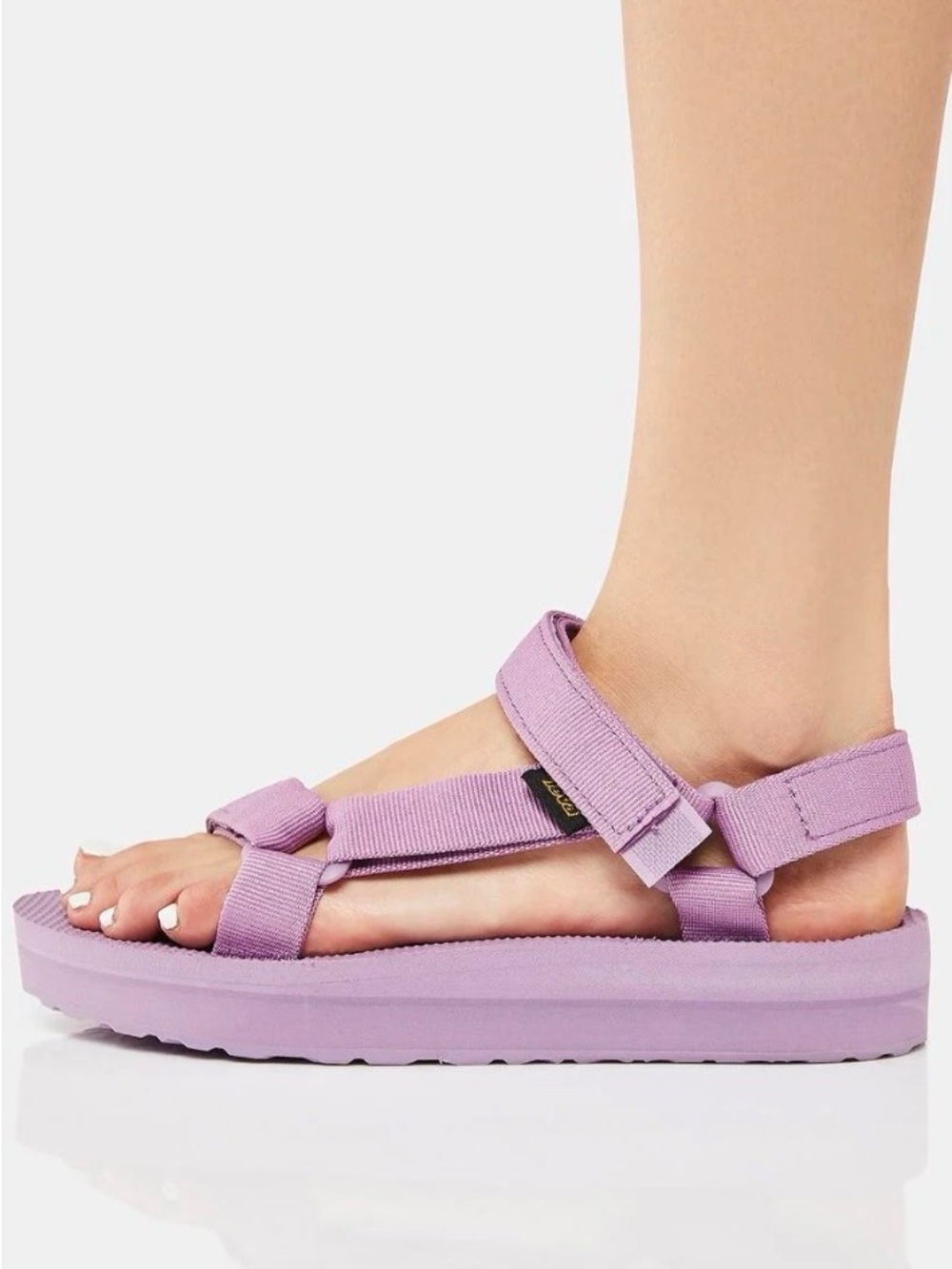 Teva Lavender Platform Strappy Sandals